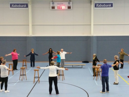 seniorengym woensdagochtendgroep groot succes!